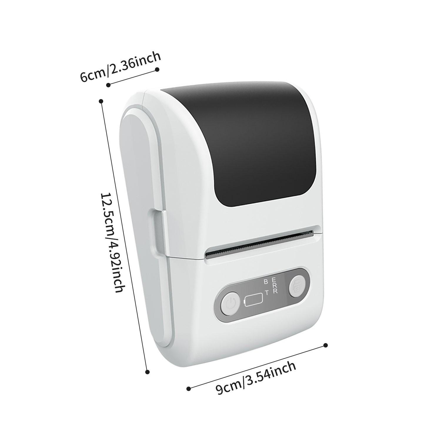 Portable Label Printer, Wireless No Ink Required for Address Barcodes, Small Business Gift Tags, Christmas and Valentine's Day Gifts