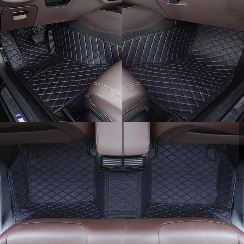 LHD PU Leather Car Floor Mats For Camaro 2010~2015 Carpets Rug Foot Pads interior Accessories detachable specialized leather mats, waterproof and thickened easy-to-clean mats, dirt-proof protection for car interior items, not for sale in the UK