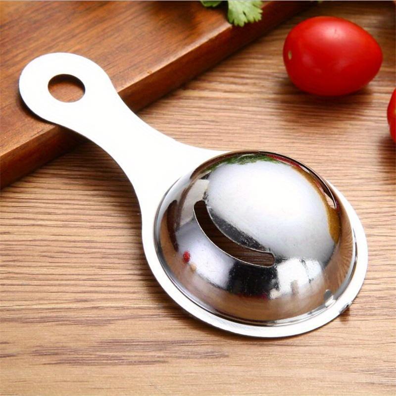 1pc, Premium Stainless Steel Egg Yolk Separator for Restaurant Kitchen- Easy Egg Yolk Filter and Divider Tool for Perfect Cooking and Baking Results
