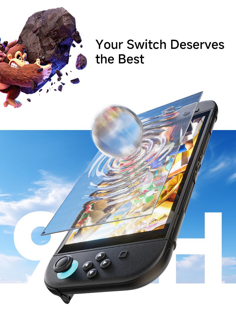 MAGIC JOHN Auto-Alignment OneTouch for Nintendo Switch 2 Screen Protector 7.9'' 2025 Tempered Glass, Accessories, 30 seconds Installation, Bubble Free, Anti-Scratch, Touch Sensitive, Ultra-Clear MAGIC JOHN Auto-Alignment OneTouch for Nintendo Switch 2 Screen Protector 7.9'' 2025 Tempered Glass, Accessories, 30 seconds Installation, Bubble Free, Anti-Scratch, Touch Sensitive, Ultra-Clear