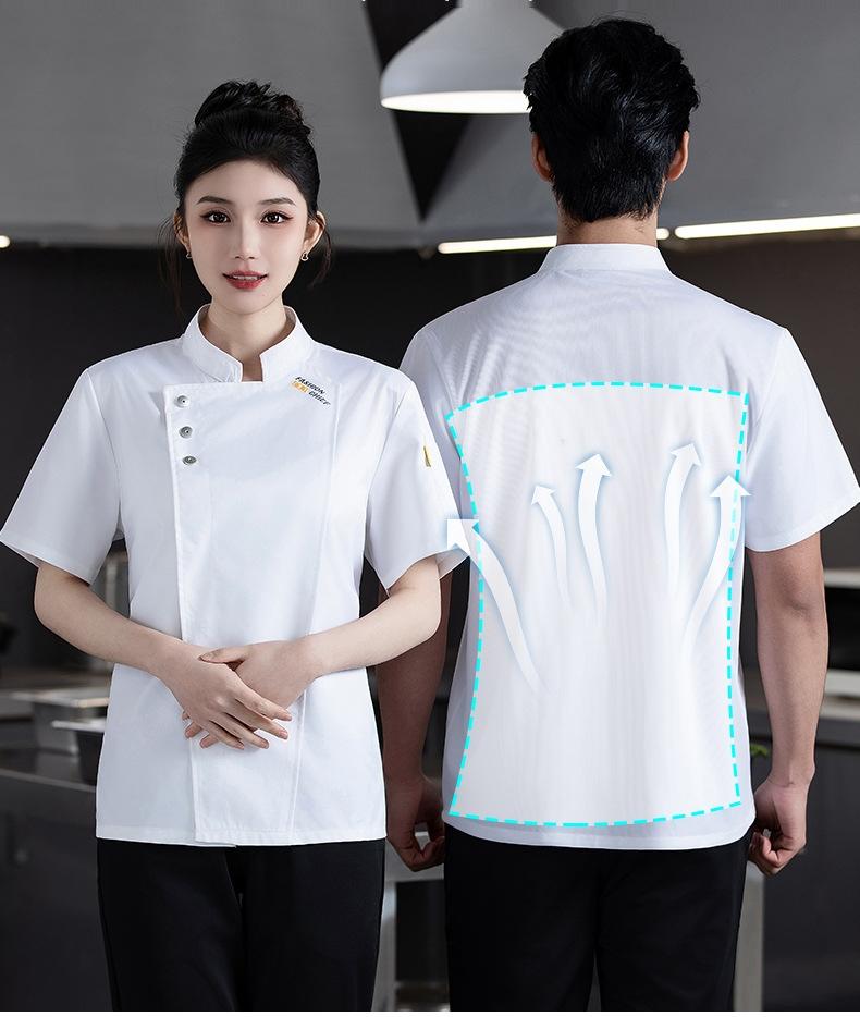 [Chef Uniform Four Colors] A Chef's Uniform Available in Four Colors, Featuring Pockets Suitable for Kitchen Baking And Restaurant Chef Work