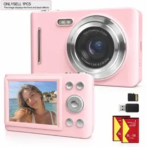 Portable Digital Zoom Camera with Dual Batteries, 2.8-Inch Screen, Handheld Video Recorder, Ideal for Family and Travel Photography
