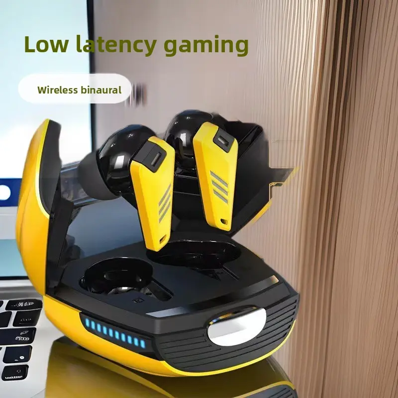 Cross-border bestseller YX07 Bluetooth headset, sports car scissor door design, low-latency high-quality wireless gaming headset