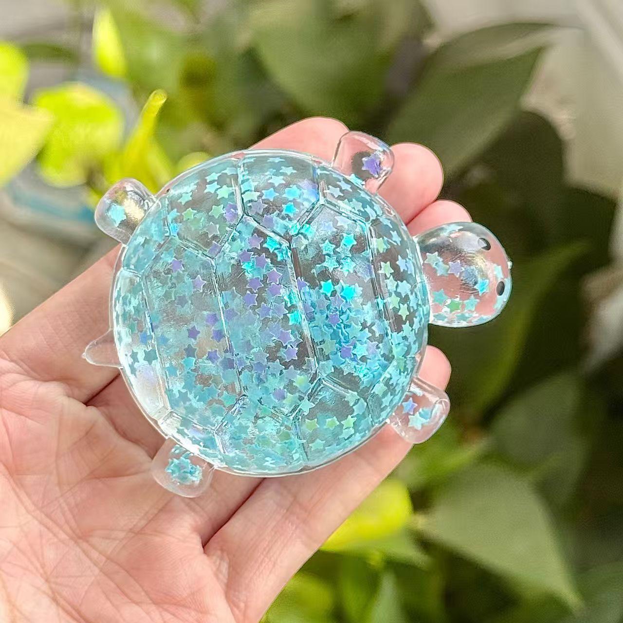 Sensory Soothing Toys, Shiny Squeeze Turtle, Stress Relief Balls, Soft Anti-Anxiety Toys, Sensory Stress Reliever, Sensory Fidget Tools, Party Snacks, Birthday Gifts, Gift Box Fillers