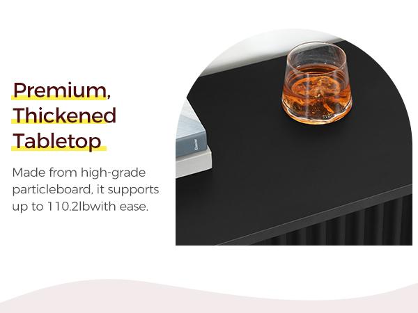 MAHANCRIS 47.2'' Modern Console Table, 2-Tier Entryway Console Table with Storage, Black Sofa Table Behind Couch, Geometric Design, for Living Room, Hallway, Corridor, Black