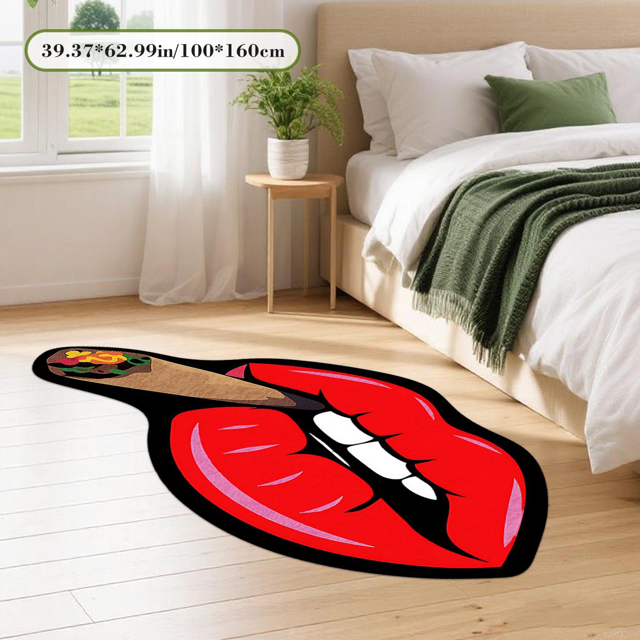 Irregular Printed Rug Velvet soft and comfortable patterned printed carpet, suitable for multiple scenarios, available in various sizes, soft and non-shedding Abstract Rugs