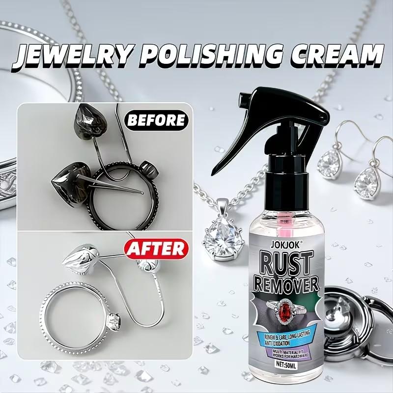 Jewelry Renovation Solution, Quick Fix for, Silver Color, Pearls, Diamonds, Portable, Upgraded Nozzle, Improved Formula, Jokjok Brand