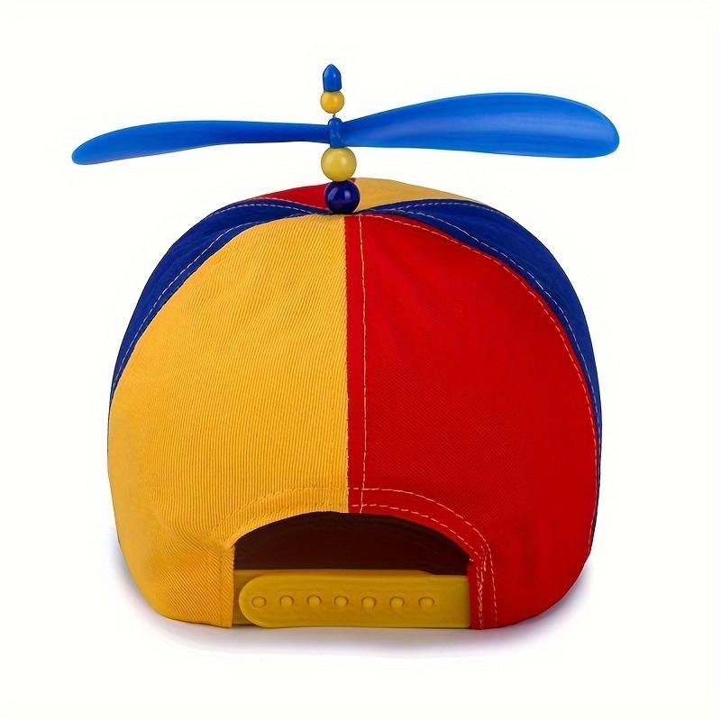 Multicolor Propeller Windmill Hat, Fun Crazy Baseball Cap