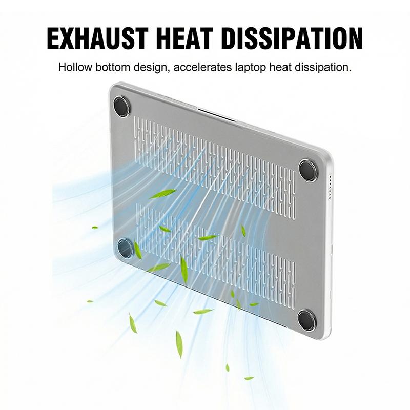 2026 New MacBook Neo 13-inch Scratch-Resistant Case, Model Neo-A3404 A18 Pro, available in four colors: Pink, Indigo, Citrus Yellow, and Crystal White, Neo Laptop Case