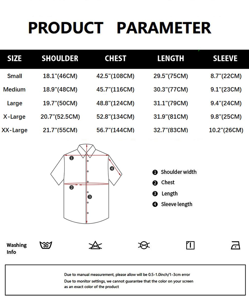 ZEROYAA Men's Shiny Luxury Silk Satin Floral Jacquard Short Sleeve Regular Fit  Down Shirt for Party Prom Smooth Casual summer outfits Lapel Neck Button Front