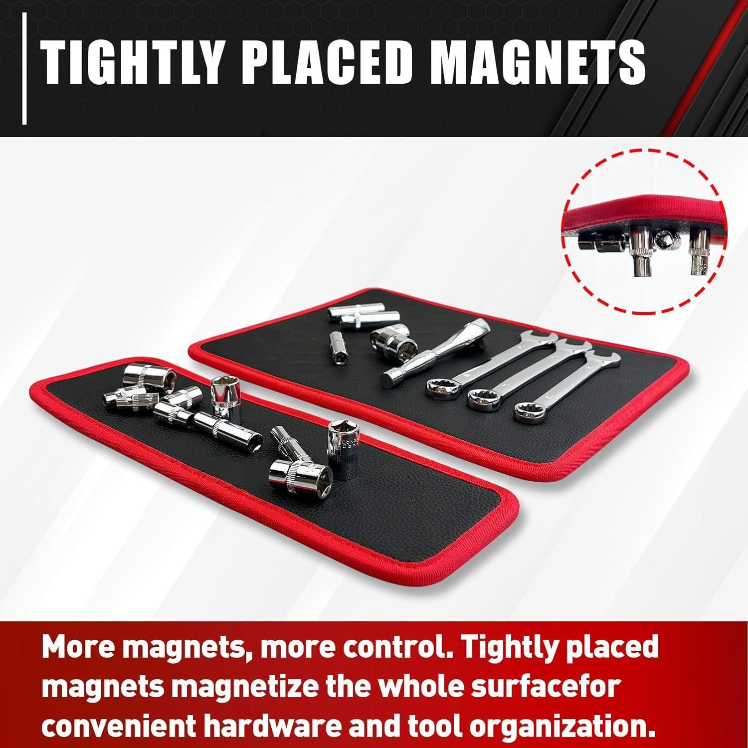New Magnetic Tool Mat, Space Saving Wall Mount, Quick Organization, Improve Workshop Efficiency, Portable Tool Rack and Pad, Garage Tool Storage, Power Tool Organizer, Tool Organisers