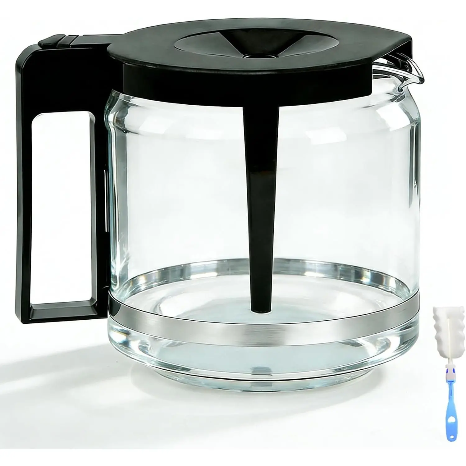 1.25L/40oz 10 Cup Glass Coffee Carafe Replacement for Technivorm 89830, Compatible With Moccamaster KBG/CDG/KBGV Select/CD Series Coffee Machines, Scratch-resistant and durable