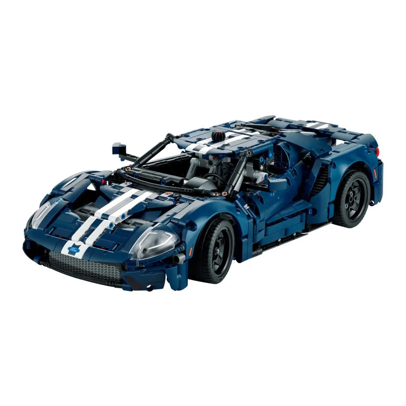 Technic Style 2022 Ford GT 42154 Building Block Kit, 1466 Pcs Adult Supercar Model, Functional Mechanical Race Car Collectible Display Building Set, Gift for Car Enthusiasts