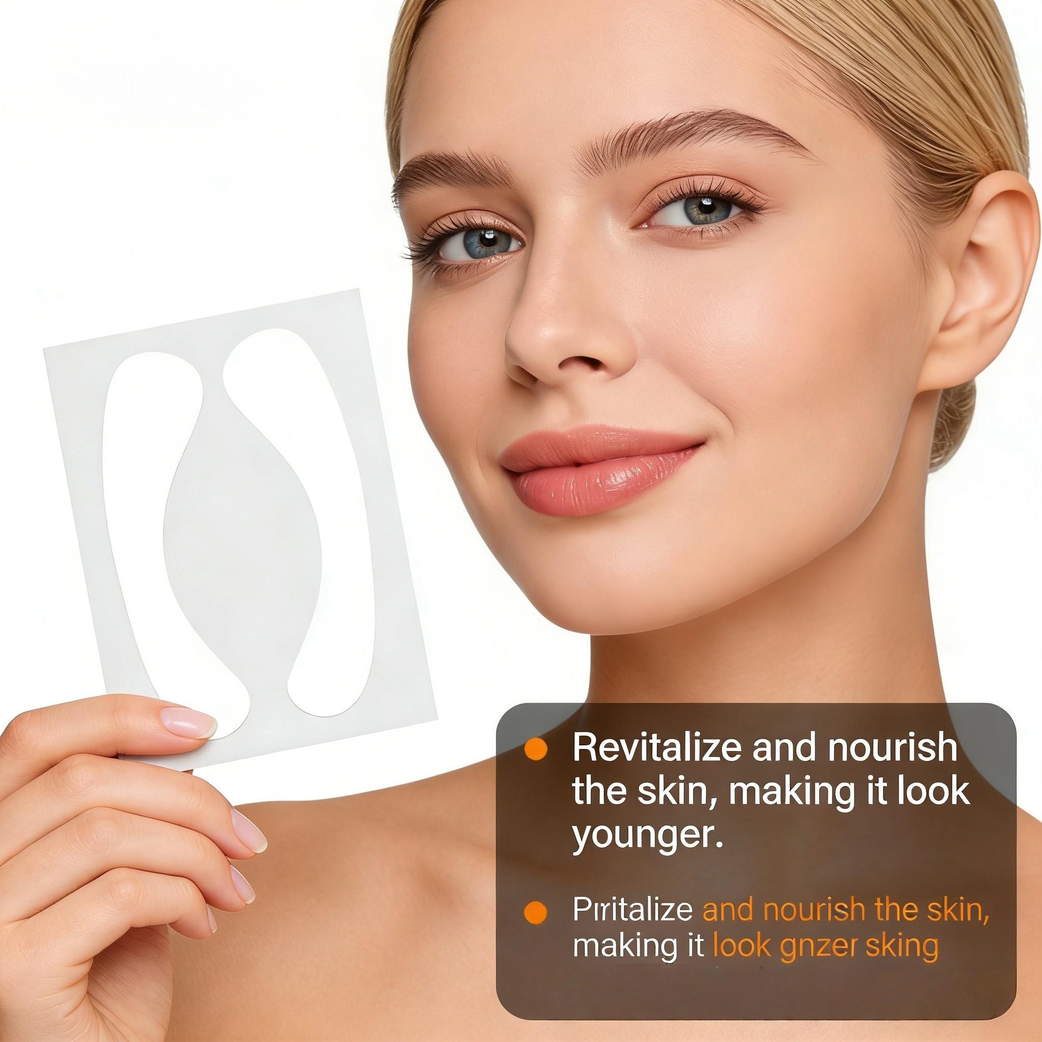 Facial Lip Patch for Fine Lines & Smile Lines, Smooth Pale, Night Use, Specially Designed for Lips Care