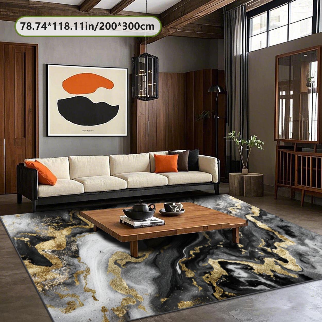 Velvet soft and comfortable patterned printed carpet, suitable for multiple scenarios, available in various sizes, soft and non-shedding, Home Decorative Rug, Modern Abstract Rug