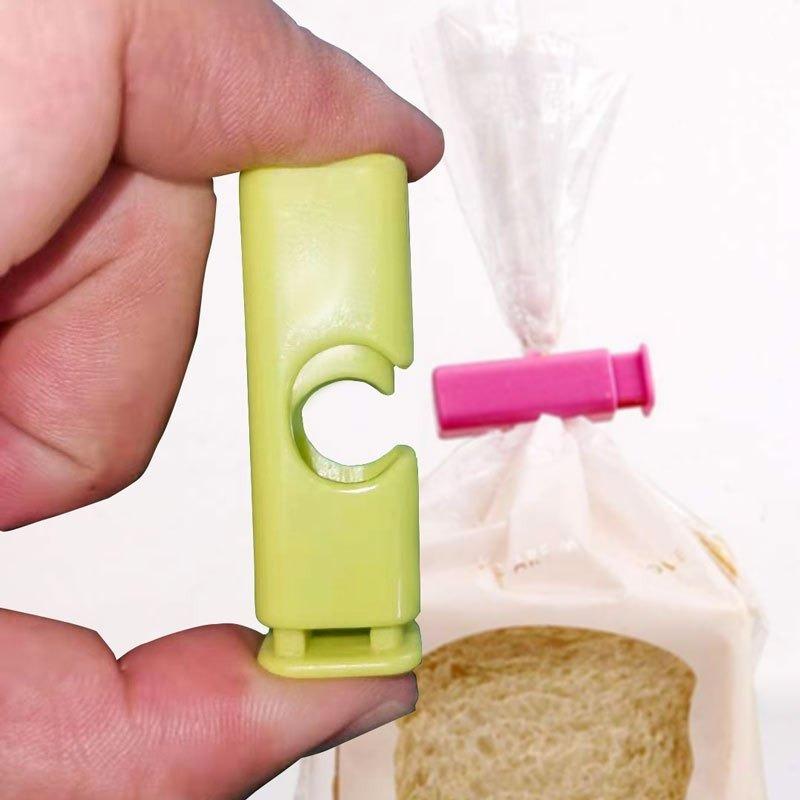 10 Pcs Food Bag Clip Set, Durable & Reusable, Easy-To-Use Spring Seal Clamps, Keep Food Fresh, Kitchen Organizer, Storage Accessory