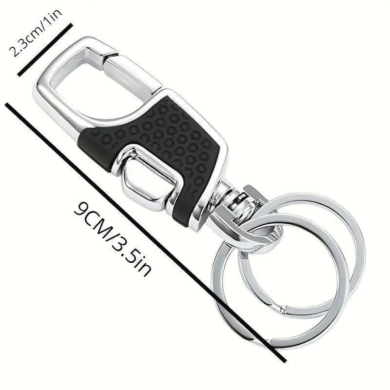 3-Pcs Metal Construction Keychain with Detachable Key Rings Stainless Steel Keychain for Car Keys Gift for Men Women Business Accessories Travel Essentials Heavy Duty PU Leather Keychain 3-Pack 3-Pcs Metal Construction Keychain with Detachable Key Rings Stainless Steel Keychain for Car Keys Gift for Men Women Business Accessories Travel Essentials Heavy Duty PU Leather Keychain 3-Pack