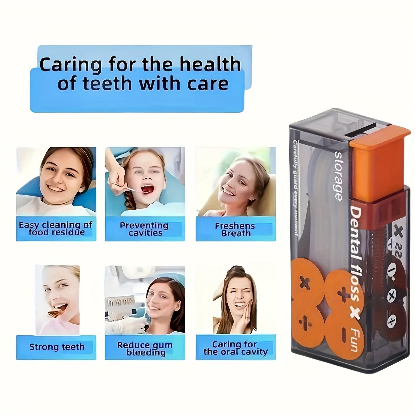Automatic Floss Dispenser, High-Quality Portable Toothpick Box, Durable PP Material, Compact Design, Suitable for Home and Travel