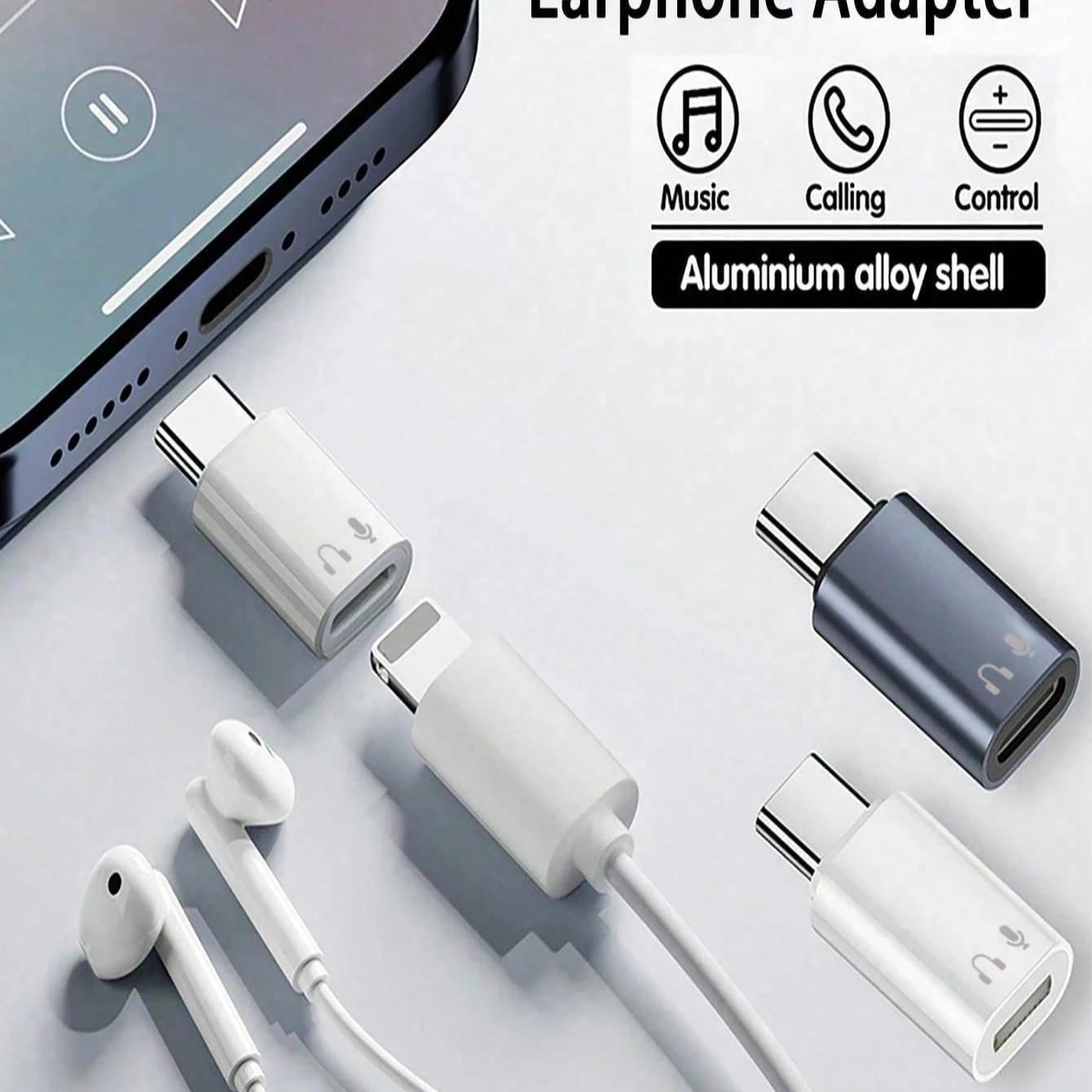 Type-C To Lightning Audio Adapter, USB C Male To Lightning Female Headphone Converter