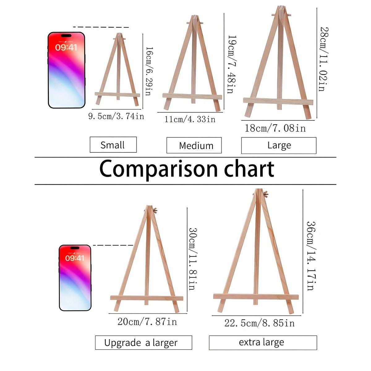 Wooden Picture Frame Holder, Small/medium/large/x-Large/xx-Large Sizes, Photo Display Stand, Art Board Desktop Easel, Creative Desk Mount