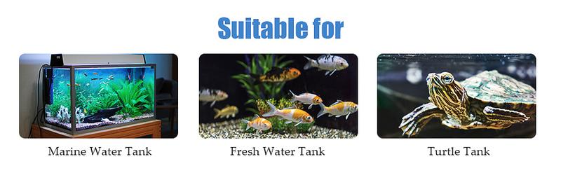 hygger Small Aquarium Betta Heater, Submersible Fish Tahk Heater 10W/25W/50W/100W with LED Digital Display, Suitable for Marine Saltwater and Freshwater up to 5/10/16/26 Gallon