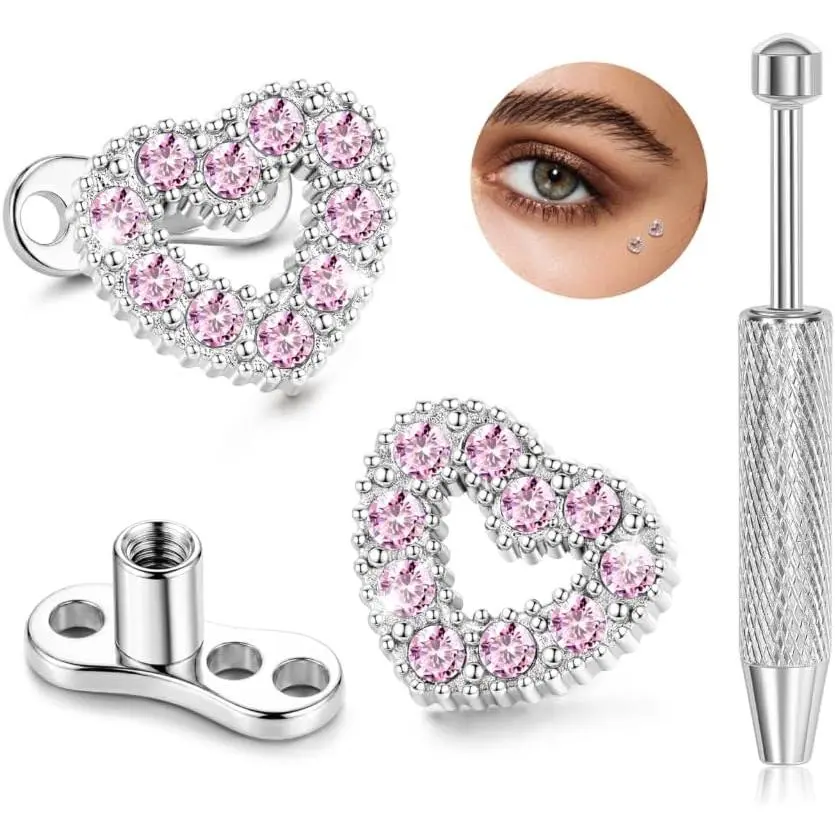 Silver Plated Pink CZ