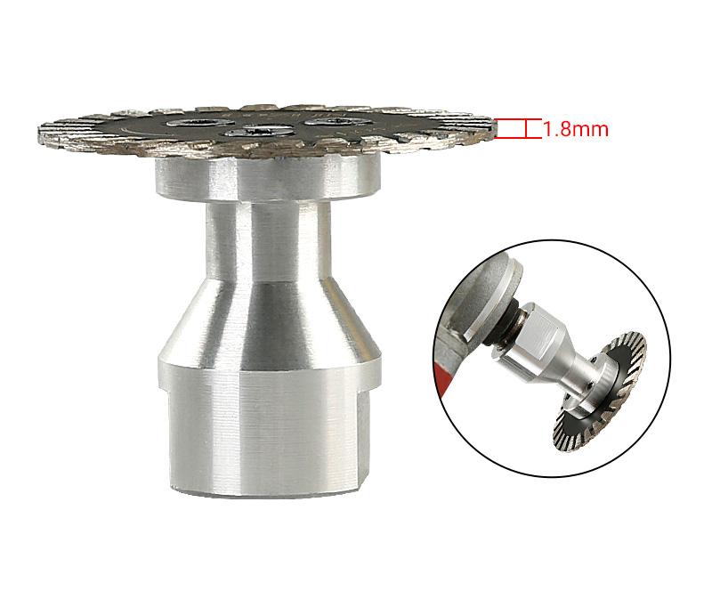2PCS 2"(50MM) Diamond Saw Blade with Removable Flange - Professional Engraving Disc for Granite, Marble, Concrete, Stone - Angle Grinder Grinding Carving Tool Cutting Hardware