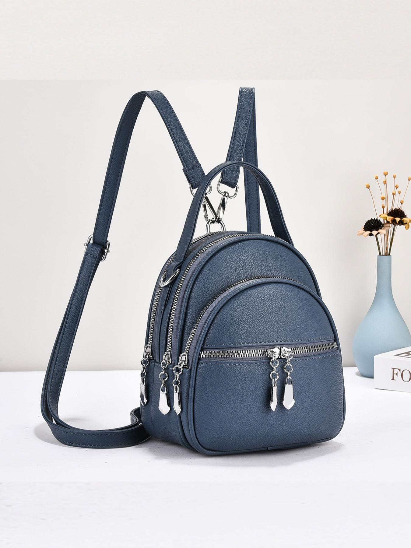 New Simple Women's Backpack Classic Elegant Fashion Durable Easy Carry Versatile Casual All-Seasons Large Capacity Suitable for Travel Shopping