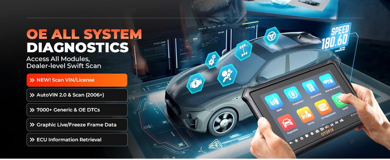 OTOFIX IM1 Key Fob Programmer Car Diagnostic Scan Tool 2 Years Free Update IMMO Functions,Bi-Directional Scanner, All System Diagnostic Scanner for Car,40+ HOT Services,DoIP&CANFD