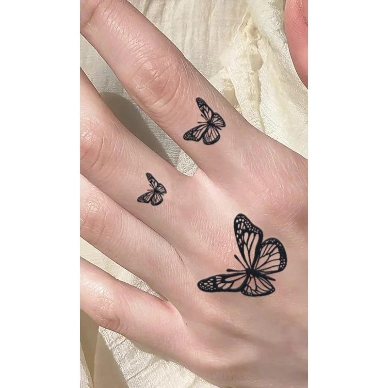 Butterfly, 1Pc Waterproof Temporary Tattoo Stickers, Long-lasting Waterproof for One to Two Weeks, Fake Tattoo for Man and Women