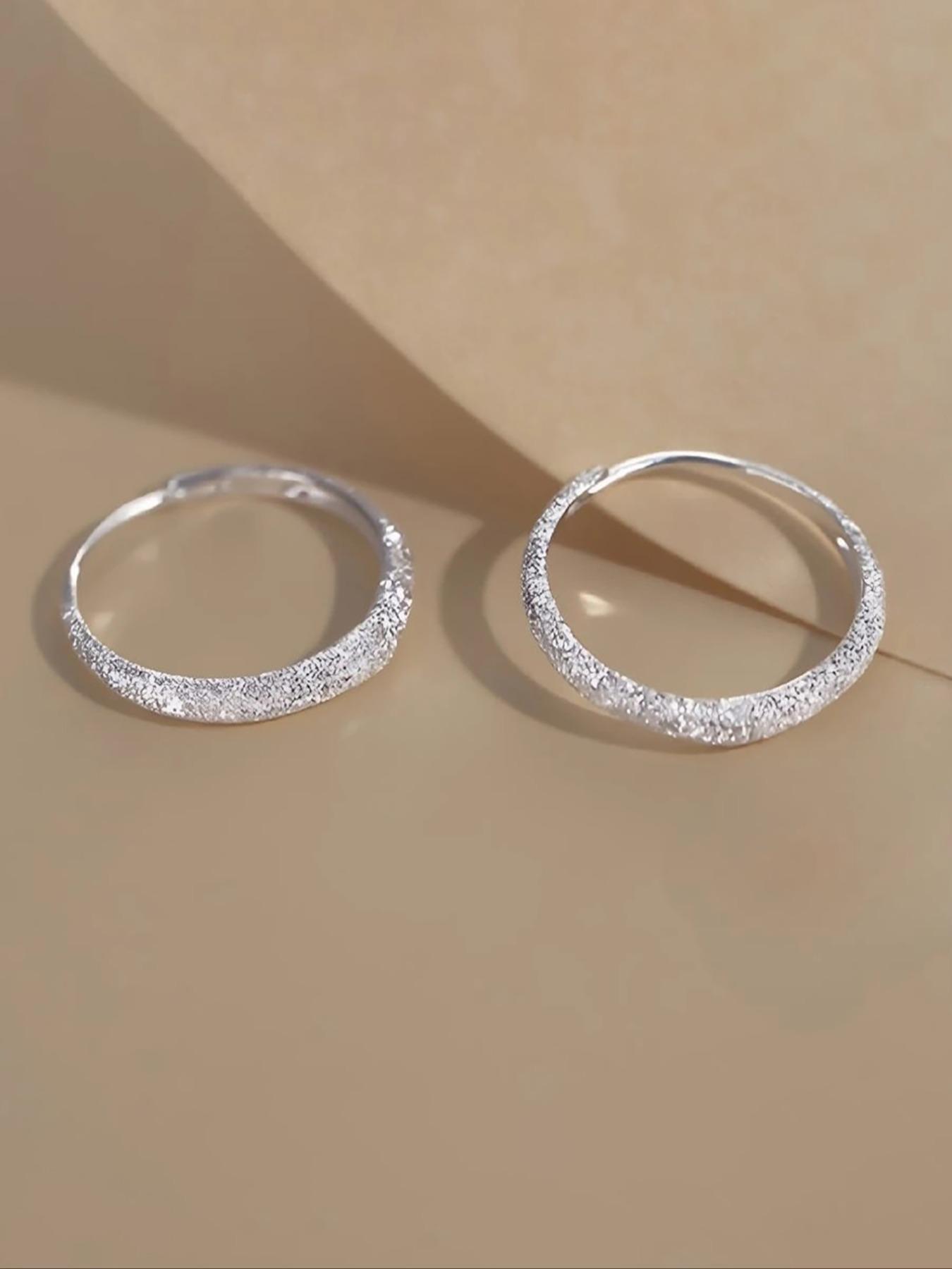 Frosted Starburst Earrings, Vintage Frosted Sparkling Earrings for Women, Unique Evening Party Jewelry, Fashionable Ladies' Accessories