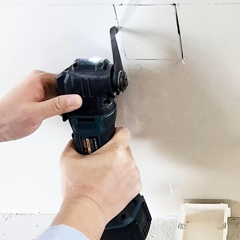 3 Piece Oscillating Multi-Tool Blades with Quick Release, Stainless Steel Teeth, Compatible with Most Cordless Drills and Oscillating Tools, Suitable for Drywall, Metal, Wood, and Construction Projects