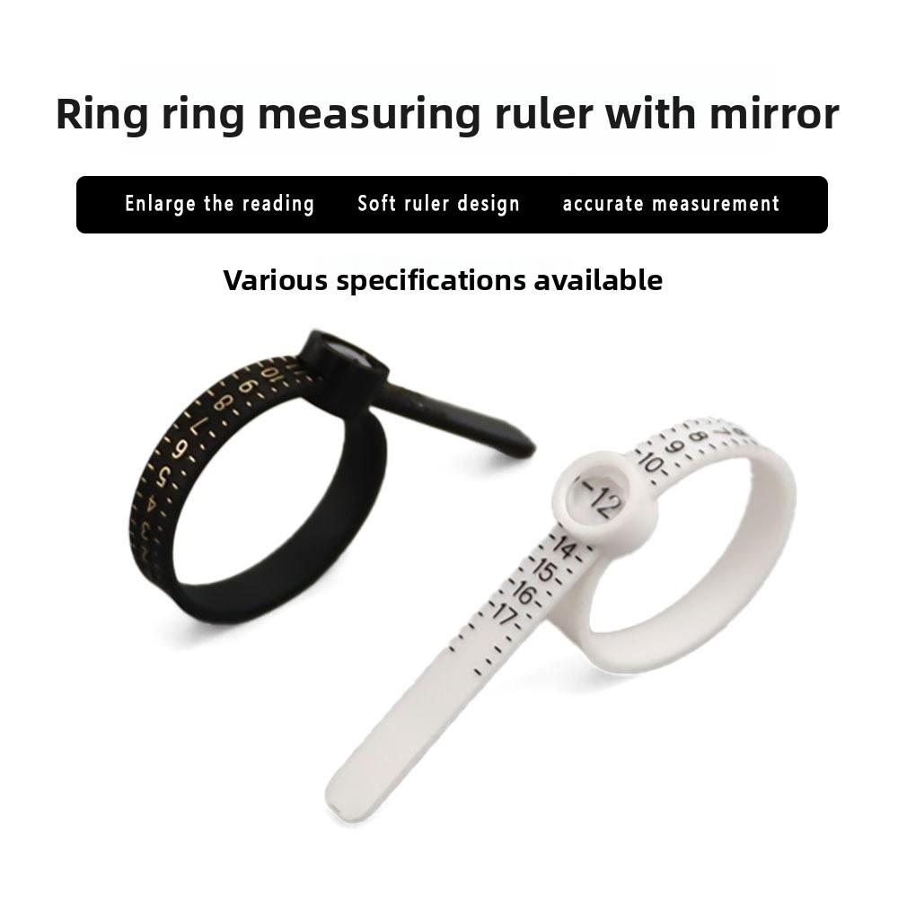 Ring Sizer Tool, Measuring Ruler for Accurate Measurement, Available in Three Colors, Essential Jewelry Making Accessory, Easy-To-Use Finger Gauge, Accuracy