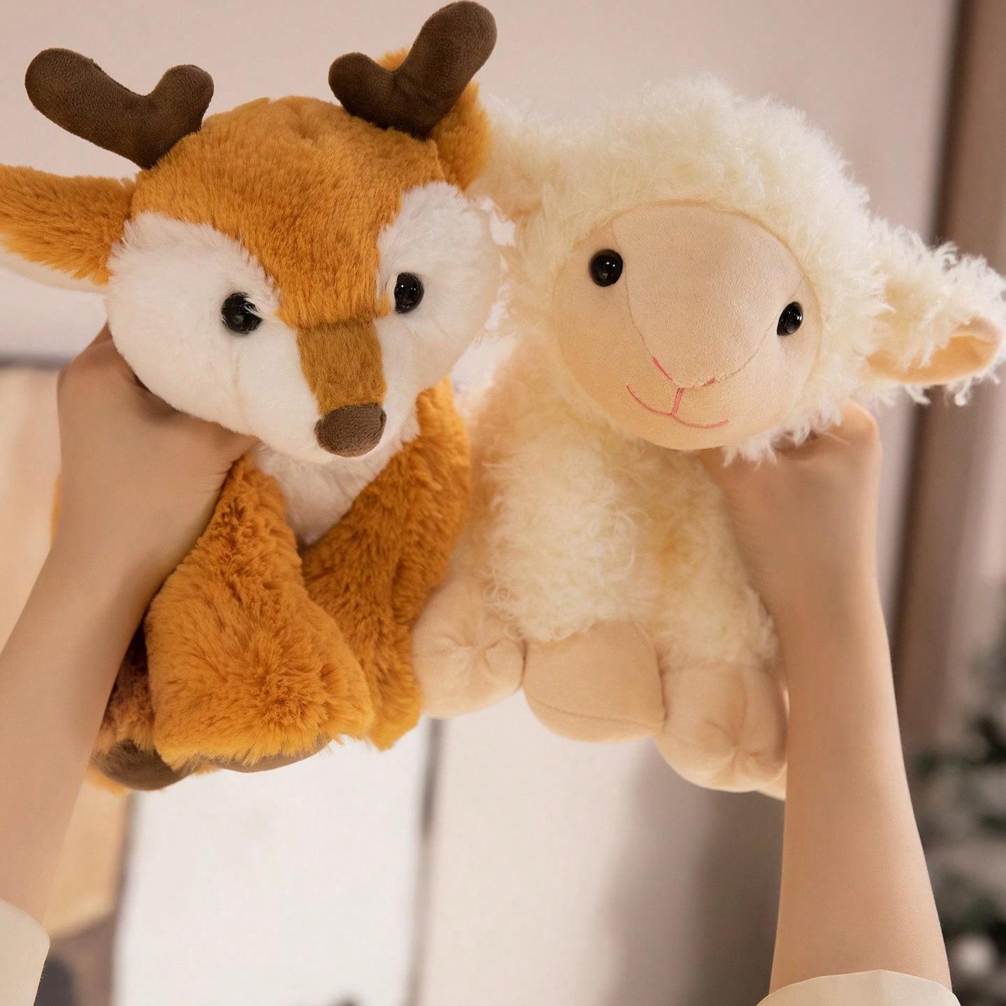 Jungle Animal Plush Toys - Soft Stuffed Animals (Lion, Koala, Elephant, Raccoon, Bear) for Kids & Toddlers, 9" Huggable Wildlife Plushies, Soft Cuddly Gift, Baby Shower Gift & Nursery Decor, Christmas Decor