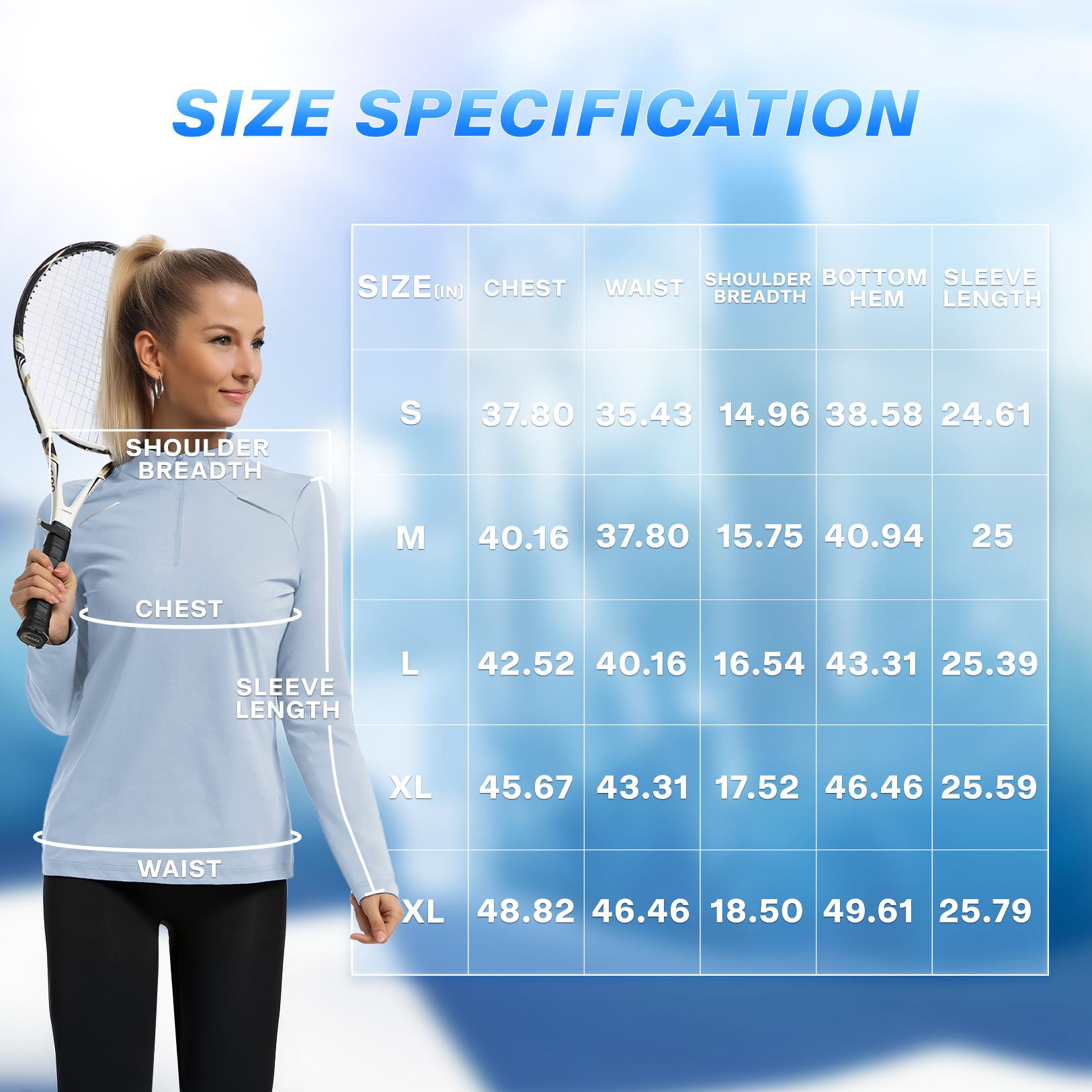 GEMYSE Women's Quarter Zip shirts UPF 50+ Sun Protection Long Sleeve Quick Dry Pullover Workout Hiking Athletic Tops shirts