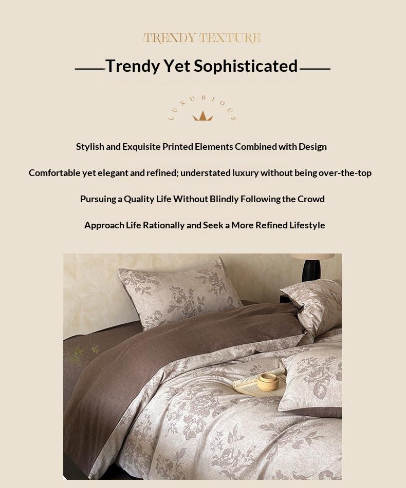 4pcs Vintage Linen Bedding Set, Dual Layer Mesh Bed Sheet and Duvet Cover, All-Season Universal Bedding, Comfy Bedding Sets, Comfortable and Stylish