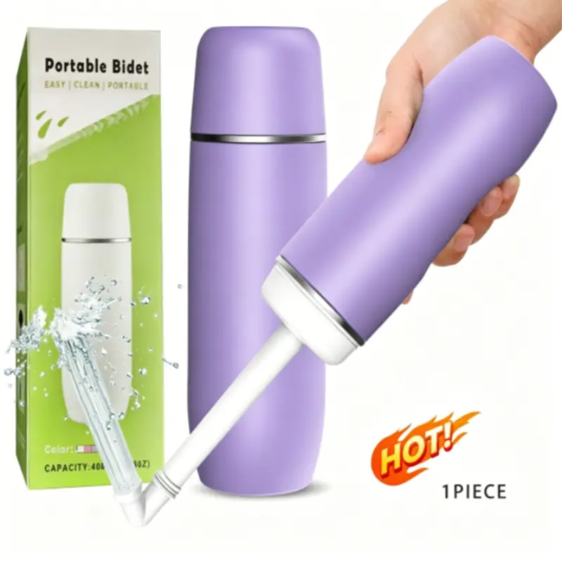 Portable Travel Peri Bottle, Reusable Handheld Bidet Cleaner, Handheld Bidet Sprayer, Adjustable Nozzle, High Pressure Gentle Rinse, for Postnatal, Baby, Feminine Care, Camping Portable Travel Peri Bottle, Reusable Handheld Bidet Cleaner, Handheld Bidet Sprayer, Adjustable Nozzle, High Pressure Gentle Rinse, for Postnatal, Baby, Feminine Care, Camping