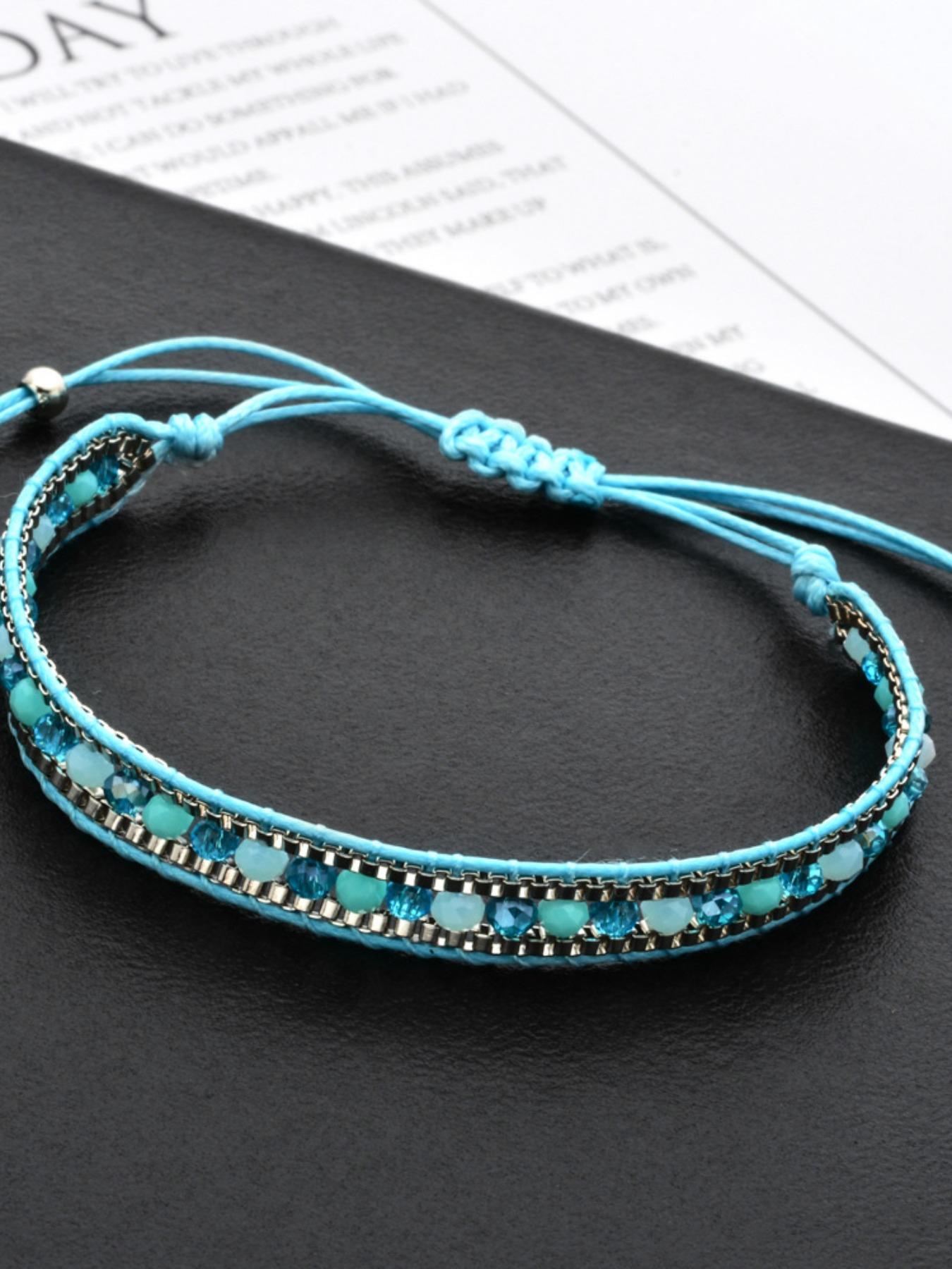 Handmade Assorted Color Braided String Bracelets, Multi-Hue Daily Wear Stackable Wristbands, Perfect Party/favor Gift Set