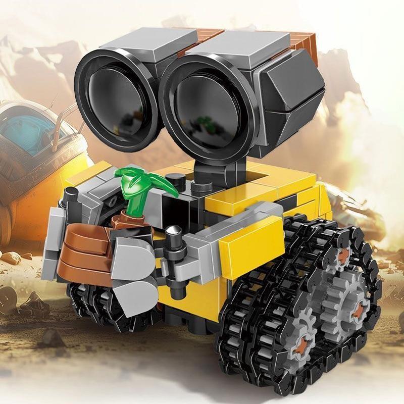 Cute Mini Robot Model Building Kit, Desktop Decoration Collection Display, Holiday Birthday Gift, Fun Assembly Set