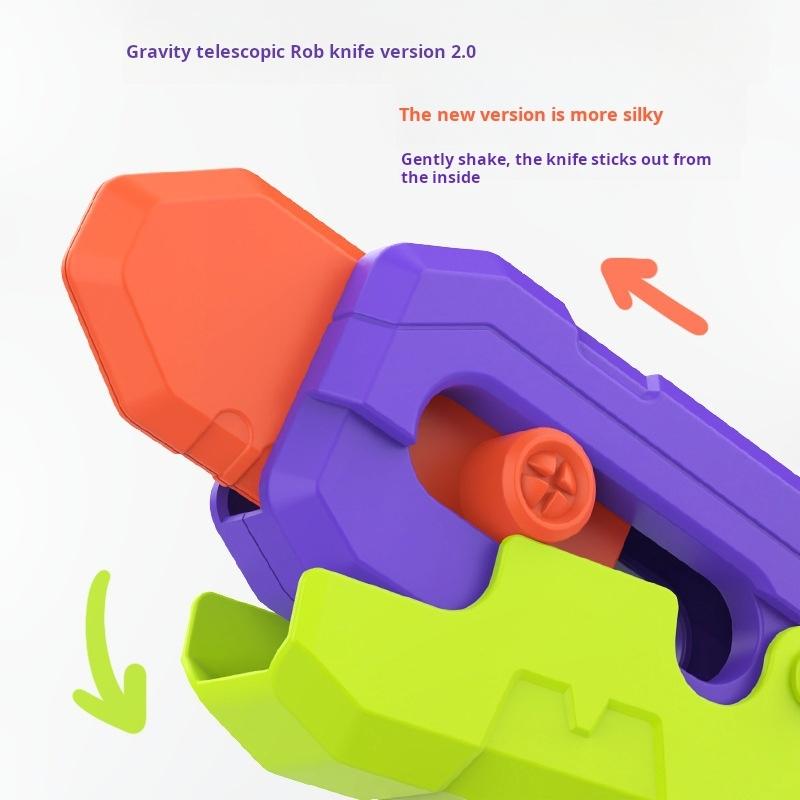 Mini Model Carrot Knife Toy, 3D Gravity Carrot Cube Jump Stress Relief, Unisex Toy, Friday Gift Idea