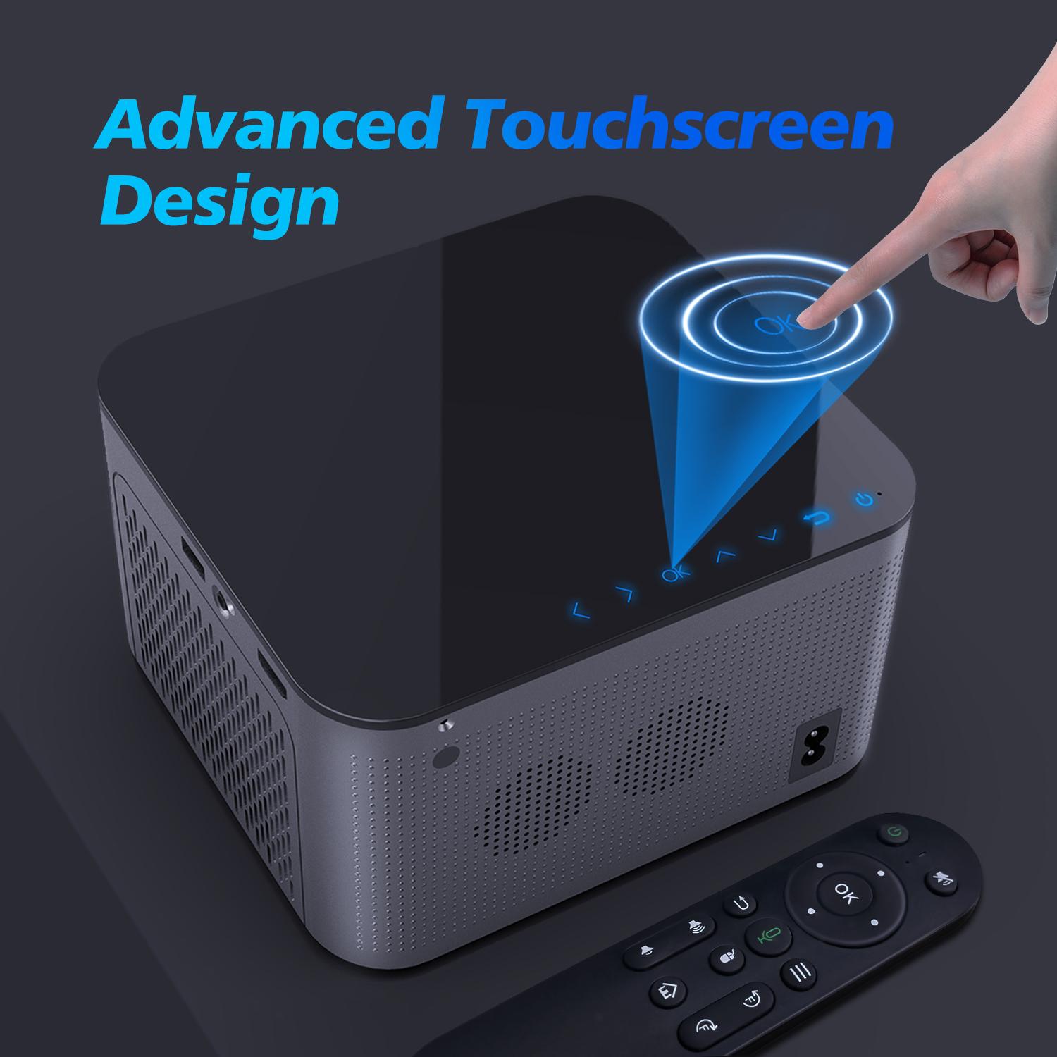 Magcubic 580ANSI HY350 Projector Native 1080P Android 11 Wifi6 Voice Control 4K Videosource Supported Allwinner H713 Electronic Focus BT5.0 Home Cinema Entertainment #TikTokShopBackToSchool,back to school,back to school haul