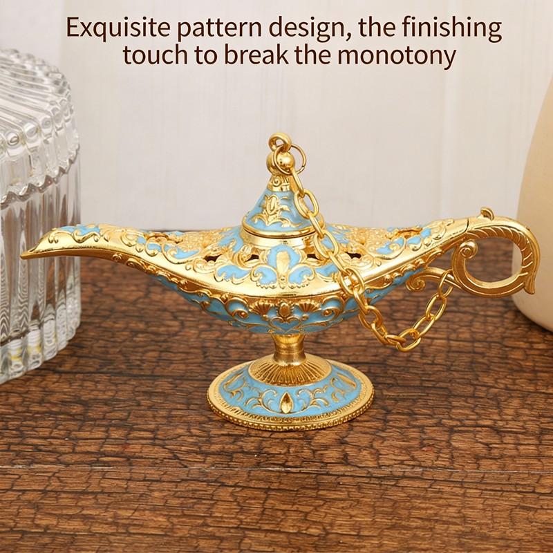Aladdin Lamp Russian Wish Lantern, One Thousand and One Nights Blessing, Southeast Asian Style Decorative Craft, Living Room Ornament