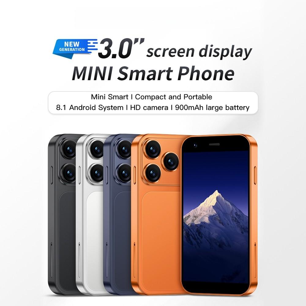 Mini Smartphone Fuffi, 3-Inch Display, Dual Sim Card Slot, 2gb RAM + 16GB Storage, Android Os, 3g Network, 900mah Battery, Type-C Charging
