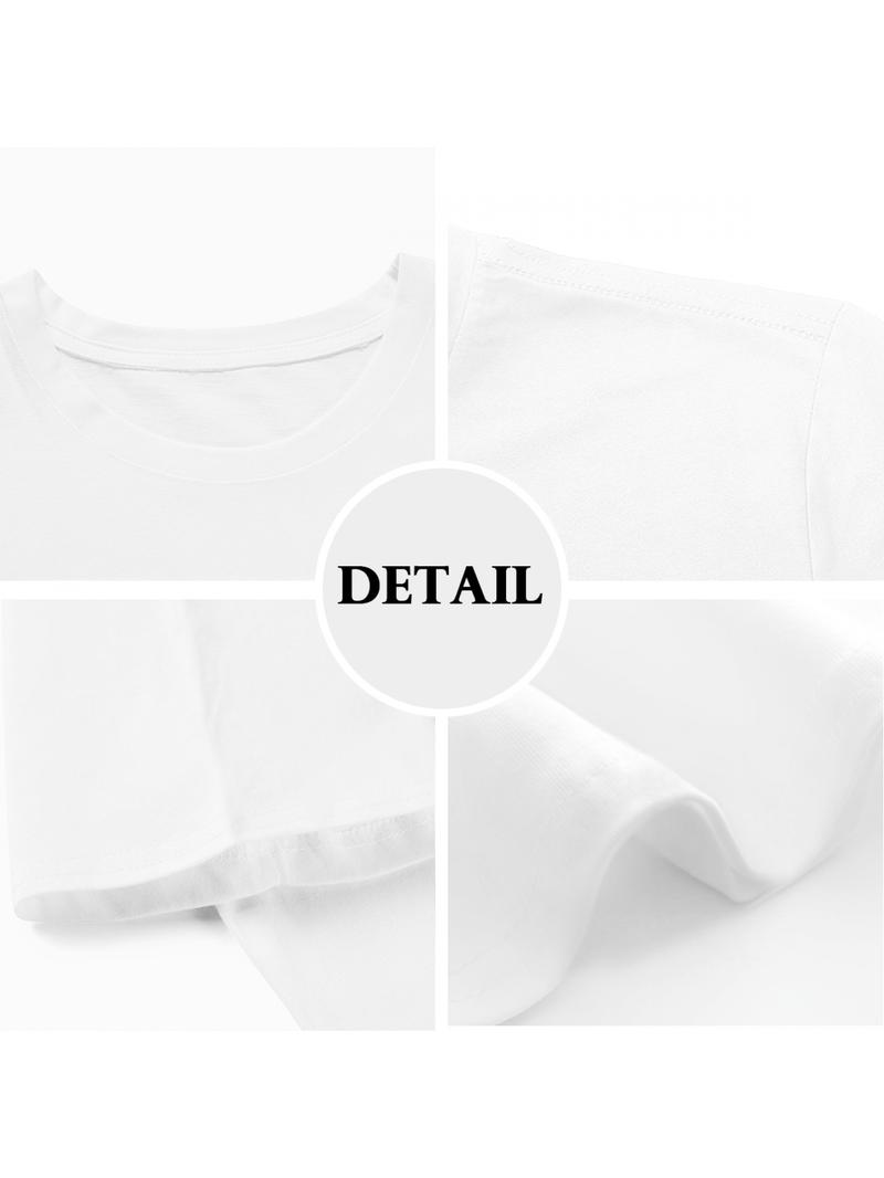 [Black and white, plus-size womens clothing] [1pc Tupac T-Shirt] Tupac Printed 1pc Womens T-Shirt | Classic Patterns with Hip-Hop Culture | Perfect Holiday Gift