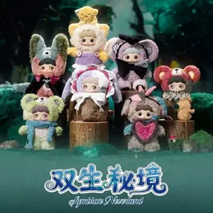 Maymei Symbiote Neverland Series Plush Blind Box V4, Kawaii Twin Secret Realm Series Stuffed Blind Box Doll  Mystery Plush Toys Collectible Birthday Christmas Gifts for Girls
