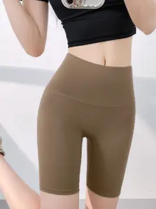 High Waist No Camel Toe Biker Shorts Women Butt Lifting Yoga Shorts