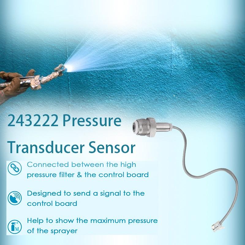 Graco Pressure Sensor Replacement Part, Compatible with Various Models Including 190es & 390 Series, Essential Maintenance Component