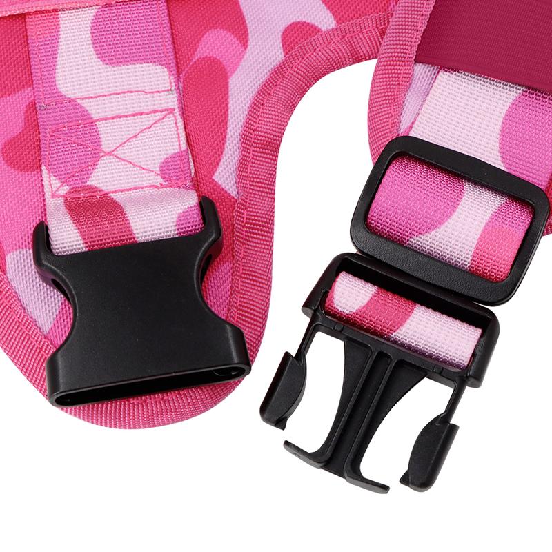 Pink Camo Tactical Dog Harness for Small Medium Large Dogs No Pull Adjustable K9 Working Training Easy Control Pet Vest Military Service Harnesses