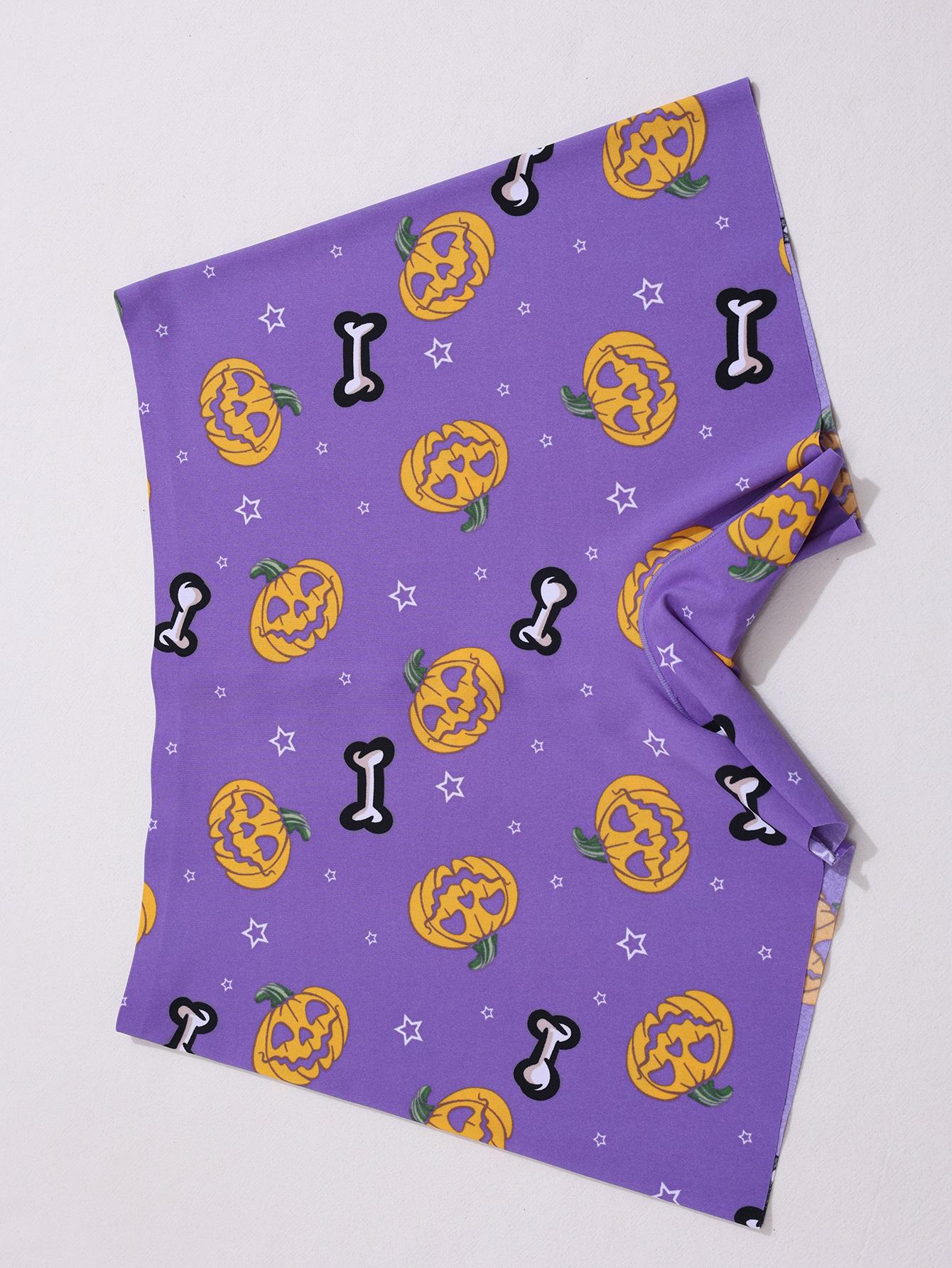 Women's Leopard Print Halloween Seamless Underwear Set, Fitted Mid-Waist Ice Silk Panties, Casual All-Season Comfortable Fit, Soft Breathable Knicker, Fashion Comfy Underwear