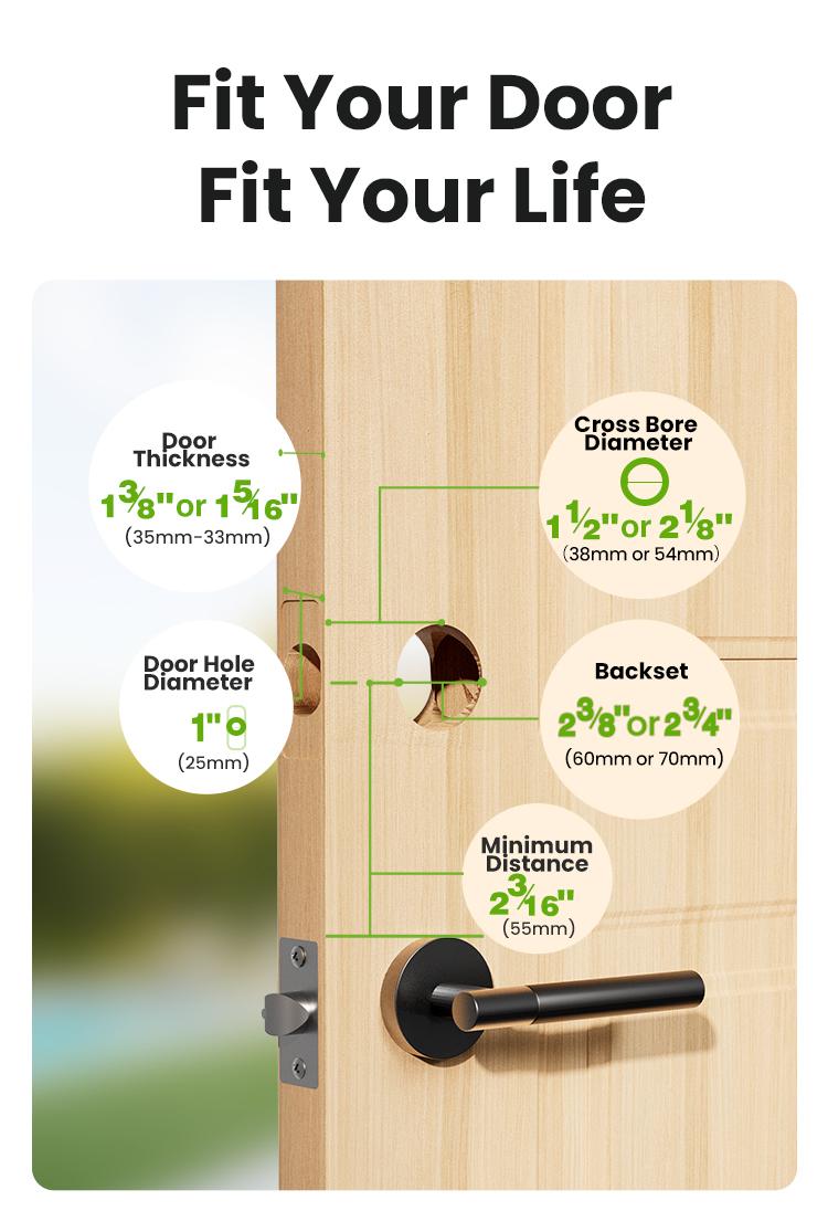 GHome Smart Fingerprint Door Lock, Keyless Entry Deadbolt with App Control, Auto Lock, Easy Installation, and Waterproof Design for Home and Apartment, Black GHome Smart Fingerprint Door Lock, Keyless Entry Deadbolt with App Control, Auto Lock, Easy Installation, and Waterproof Design for Home and Apartment, Black
